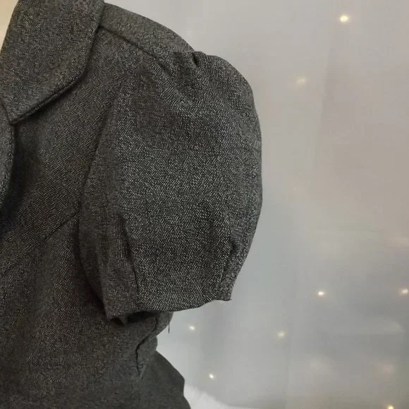 IZ Byer Black and White Tweed Fitted Blazer, Size M - Picture 8 of 13